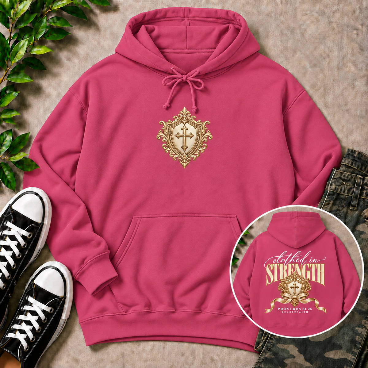 Clothed in Strength Hoodie