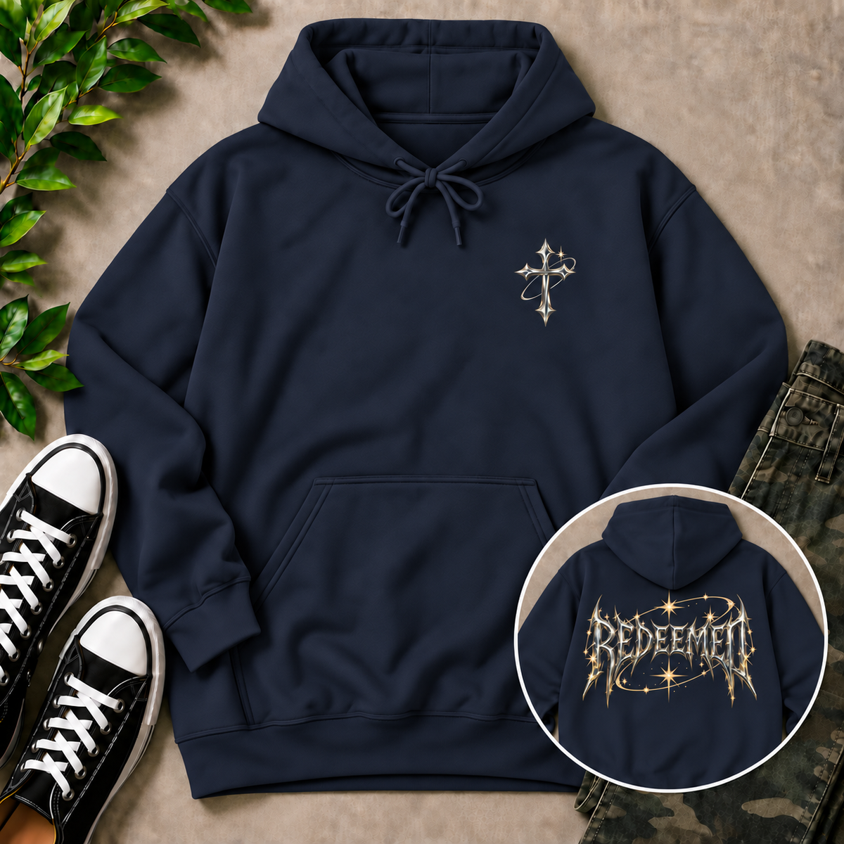 Redeemer Cross Hoodie